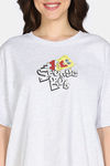 Zivame 2 Mile Fashion Knit Cotton Lounge Top - Grey Mel — thumbnail 5